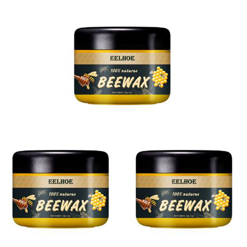 Cuidado de la madera, curado, cera de abejas, cera natural, cera para limpieza de muebles (con esponja)