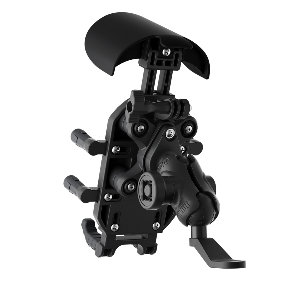 thumbnail image 4 of Soporte de la bicicleta eléctrica de casco pequeño soporte para la navegación de la bicicleta impermeable para la lluvia para paraguas de casco mínimo portátil mini parasol soporte telefónico, 4 of 9