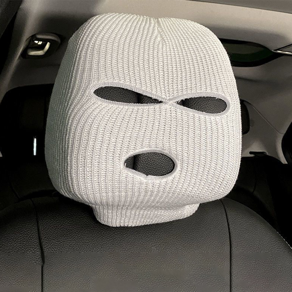 Halloween Persona enmascarada Asiento Carretera Carrest Cubierta decoración de la cabeza del asiento Cosco del asiento del asiento del asiento para el automóvil asientos interiores