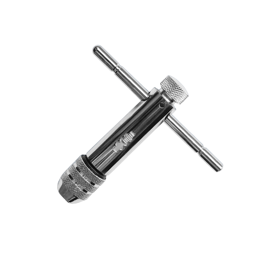 thumbnail image 3 of Llave del manzal del manzador de la llave del trinquete T-Handle ajustable M3-M8 M5-M12 Tornillo del tornillo métrico Tornillo Terreno T Terreno T-Tap-Tap T-Tap Ratchet Llave, 3 of 7