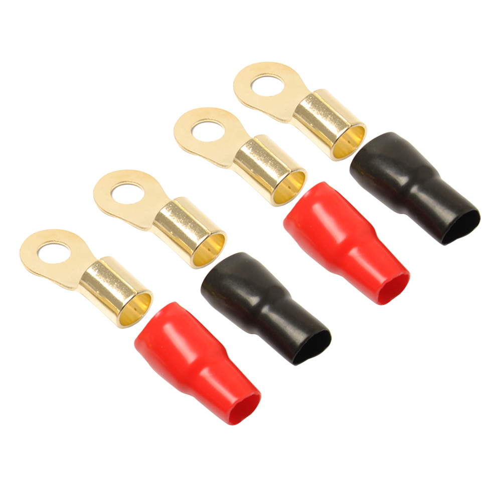 thumbnail image 4 of 4 terminales de anillo para cable de tierra, conectores de calibre 0GA para audio de coche, 4 of 9