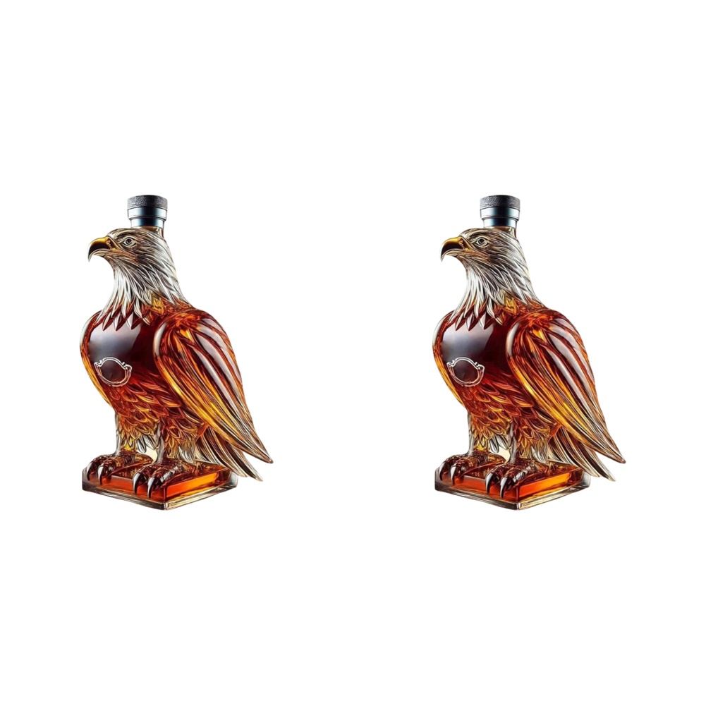thumbnail image 1 of Whisky Eagle Bottle Decanter Funny Decanter Unique Glass Decanter, 1 of 7