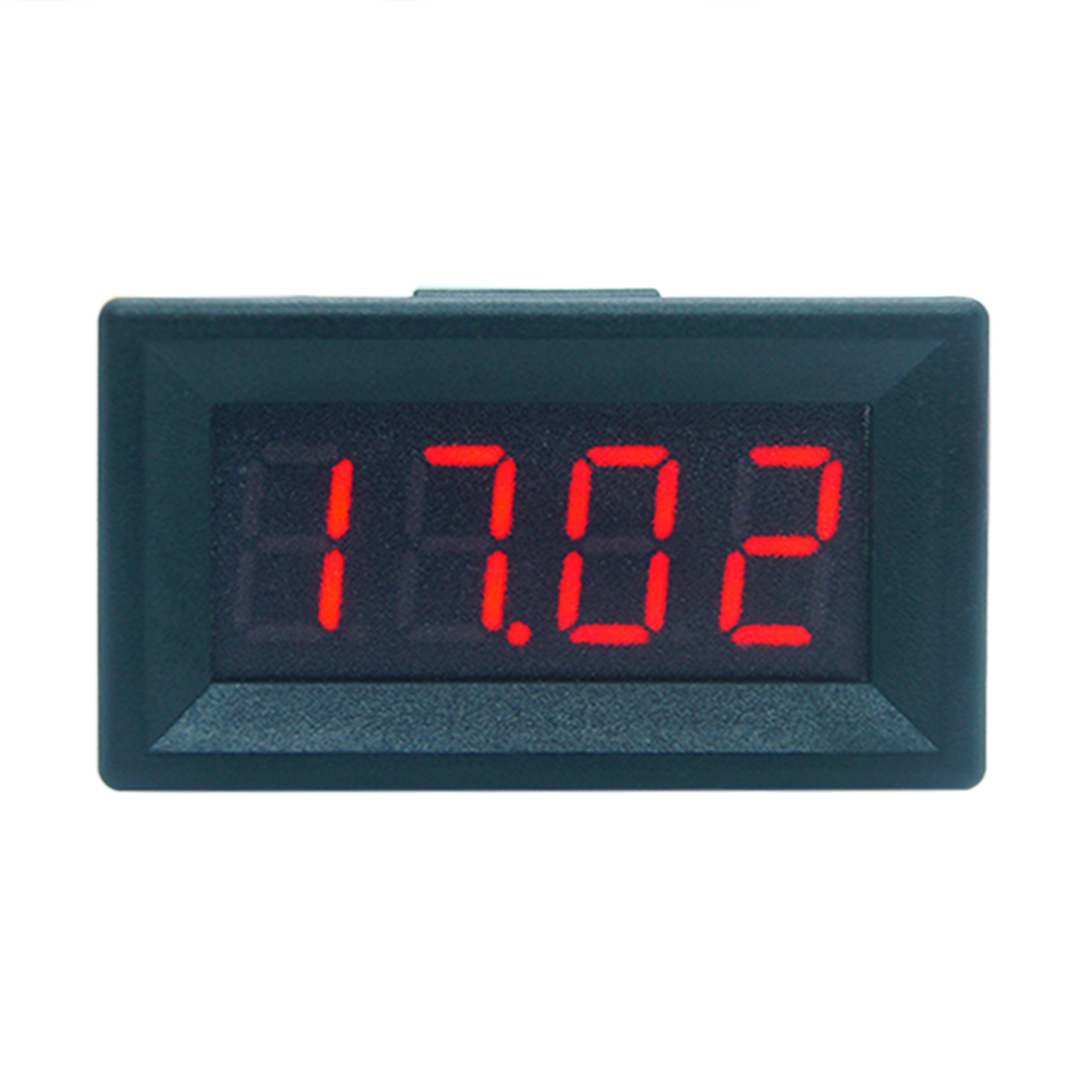 thumbnail image 3 of Medidor de voltaje Mini Pantalla LED 4 bits 0-100V Volt del panel de voltímetro (0.36 pulgadas, 3 of 9