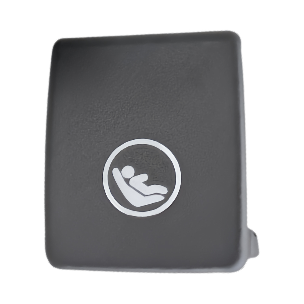 thumbnail image 4 of Cubierta de tapa de montaje isofix de asiento infantil para Volvo V90 XC40 XC60 S60 S90 Negro, 4 of 4