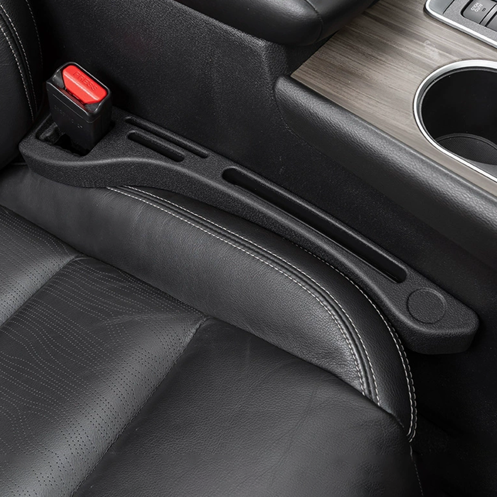 thumbnail image 1 of 2 piezas Organizador de la costura de la costura de la costura de la ranura del asiento del asiento del automóvil (negro), 1 of 2
