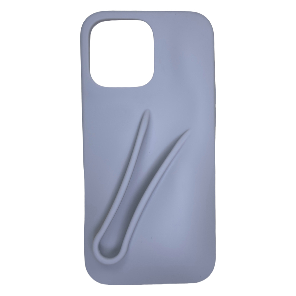 thumbnail image 2 of Caja de teléfono Lipstick Silicone Stand cubrida para iPhone 16 (gris), 2 of 7
