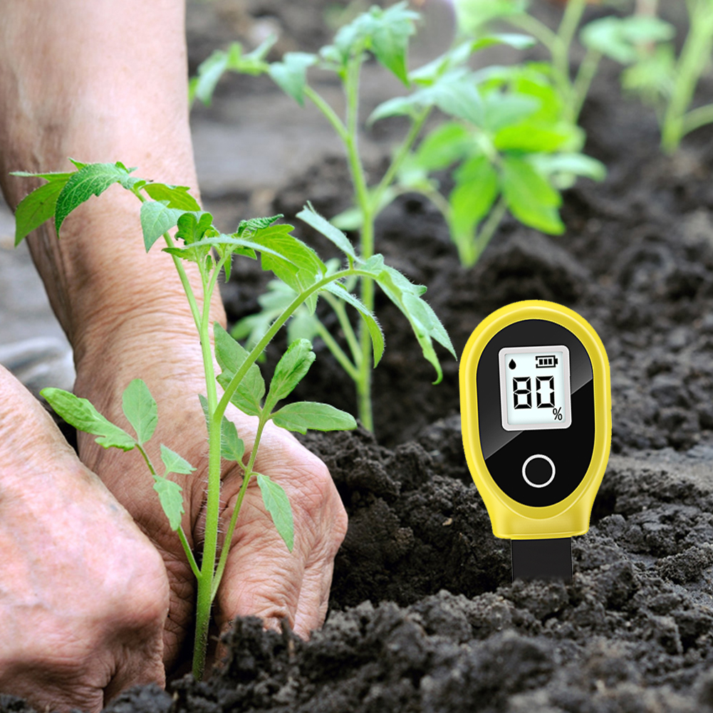 thumbnail image 5 of Medidor de humedad del suelo Higrómetro digital Sensor de humedad Monitor de agua de planta para plantación de flores de jardín en macetas, 5 of 9