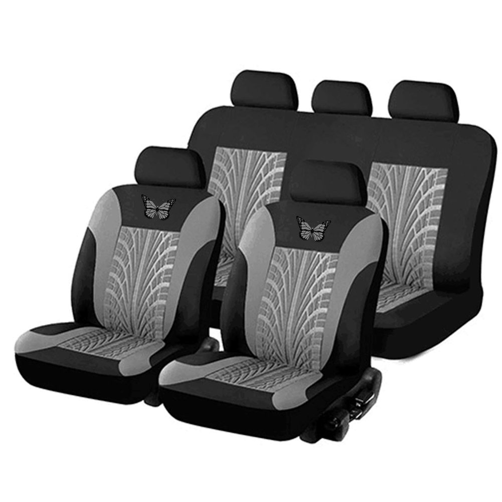 thumbnail image 1 of Cubierta de asiento de automóvil Juego de mariposa PU Cuero, 1 of 4