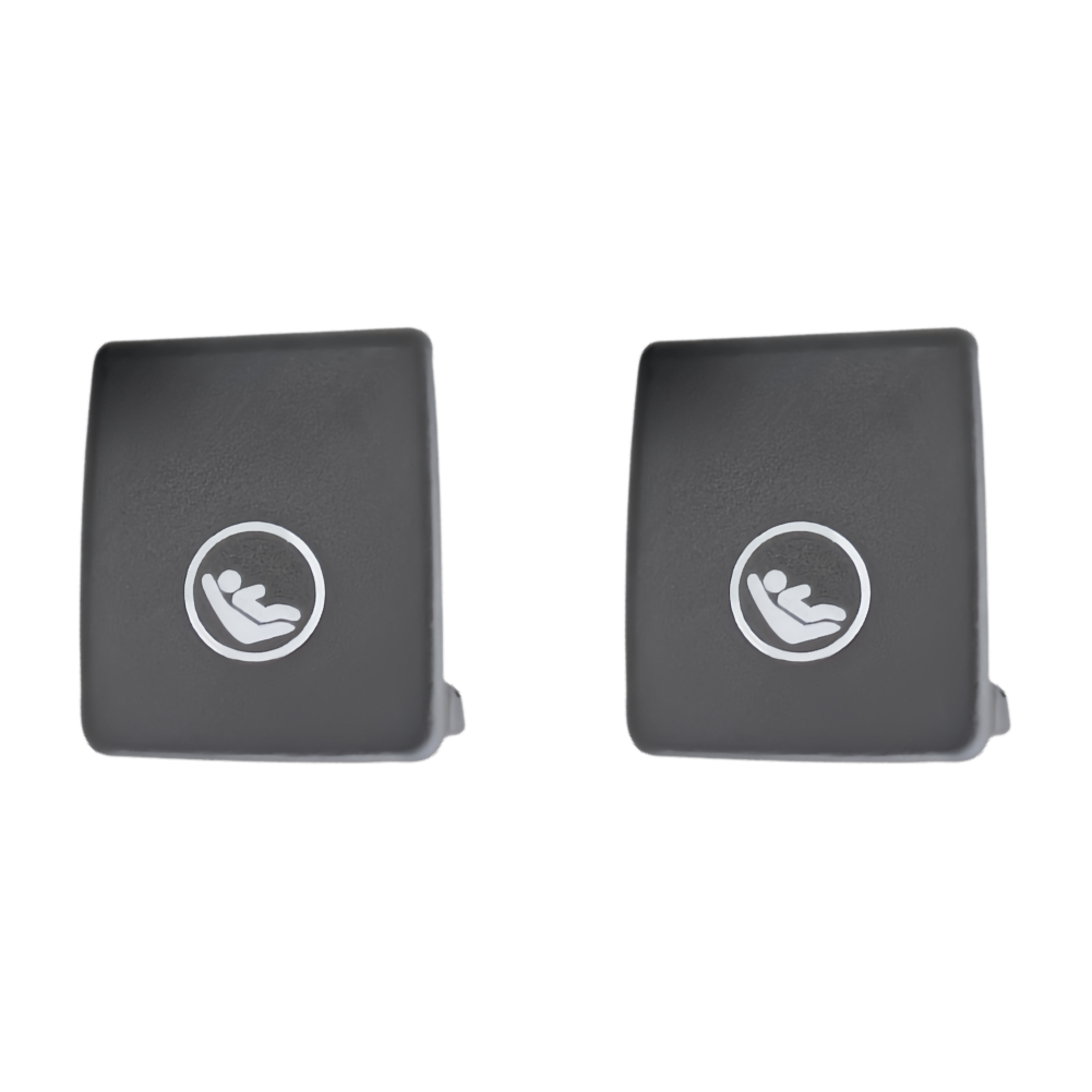 thumbnail image 1 of Cubierta de tapa de montaje isofix de asiento infantil para Volvo V90 XC40 XC60 S60 S90 Negro, 1 of 4