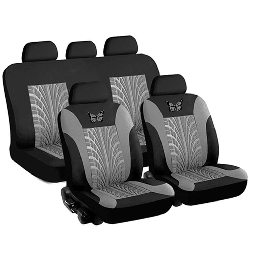 thumbnail image 4 of Cubierta de asiento de automóvil Juego de mariposa PU Cuero, 4 of 4