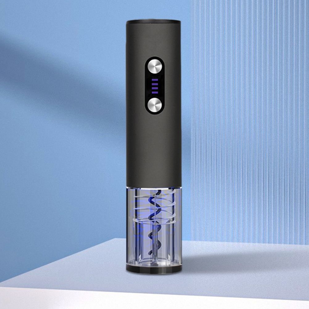 Abridor de botellas de vino eléctrico, sacacorchos electrónico automático recargable, abridor de sacacorchos de vino automático inalámbrico para bares domésticos