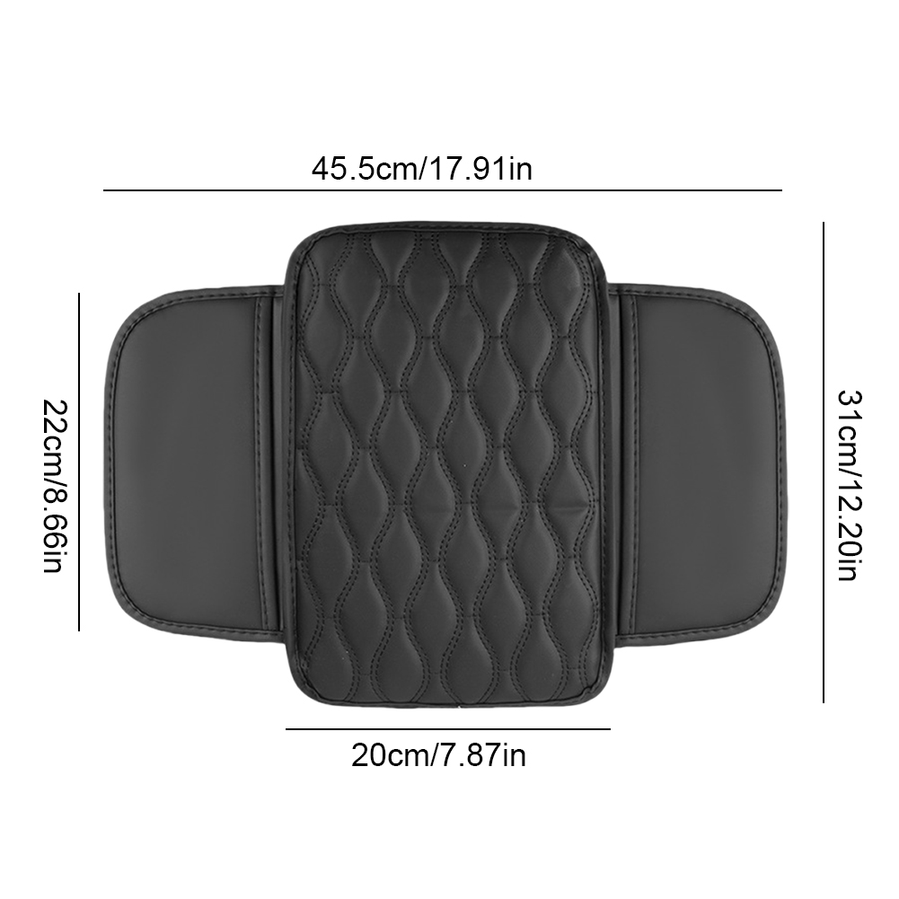 thumbnail image 3 of Cojín de reposabrazos de soporte de soporte de codo con cubierta de reposabrazos de cuero de cuero de cuero con mochila de altura de altura de espuma de almacenamiento, 3 of 6