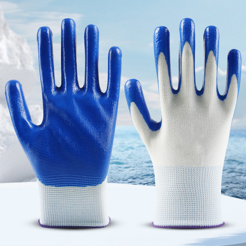 thumbnail image 1 of Guantes de trabajo Mitten transpirable que funciona con guantes de nitrilo resistentes a la desgaste sin deslizamiento, 1 of 9