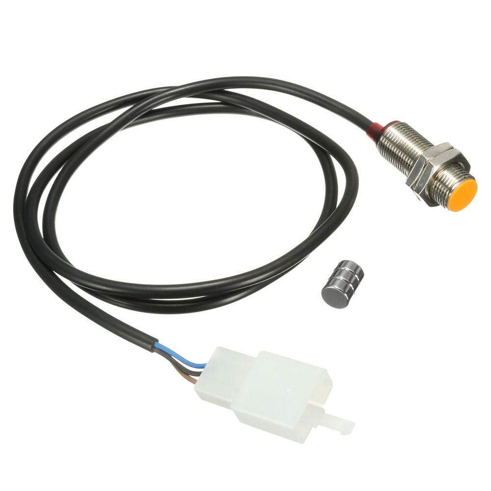 thumbnail image 2 of Cable del sensor del odómetro 3 Pins Cable del sensor del odómetro digital con 3 imanes piezas de repuesto para el velocímetro de la motocicleta, 2 of 9