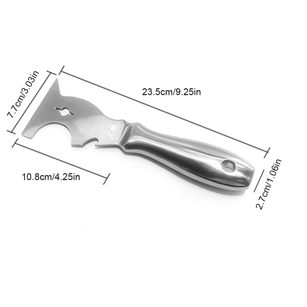 thumbnail image 2 of 1 10 en herramienta de raspador de pintura de cuchillo de masilla Herramienta de pintores de herramientas de acero inoxidable de acero inoxidable, 2 of 6
