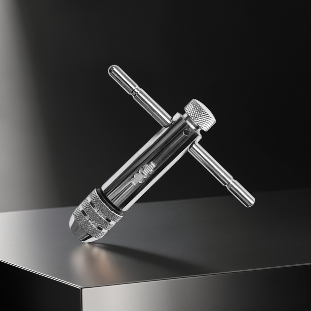 Llave del manzal del manzador de la llave del trinquete T-Handle ajustable M3-M8 M5-M12 Tornillo del tornillo métrico Tornillo Terreno T Terreno T-Tap-Tap T-Tap Ratchet Llave