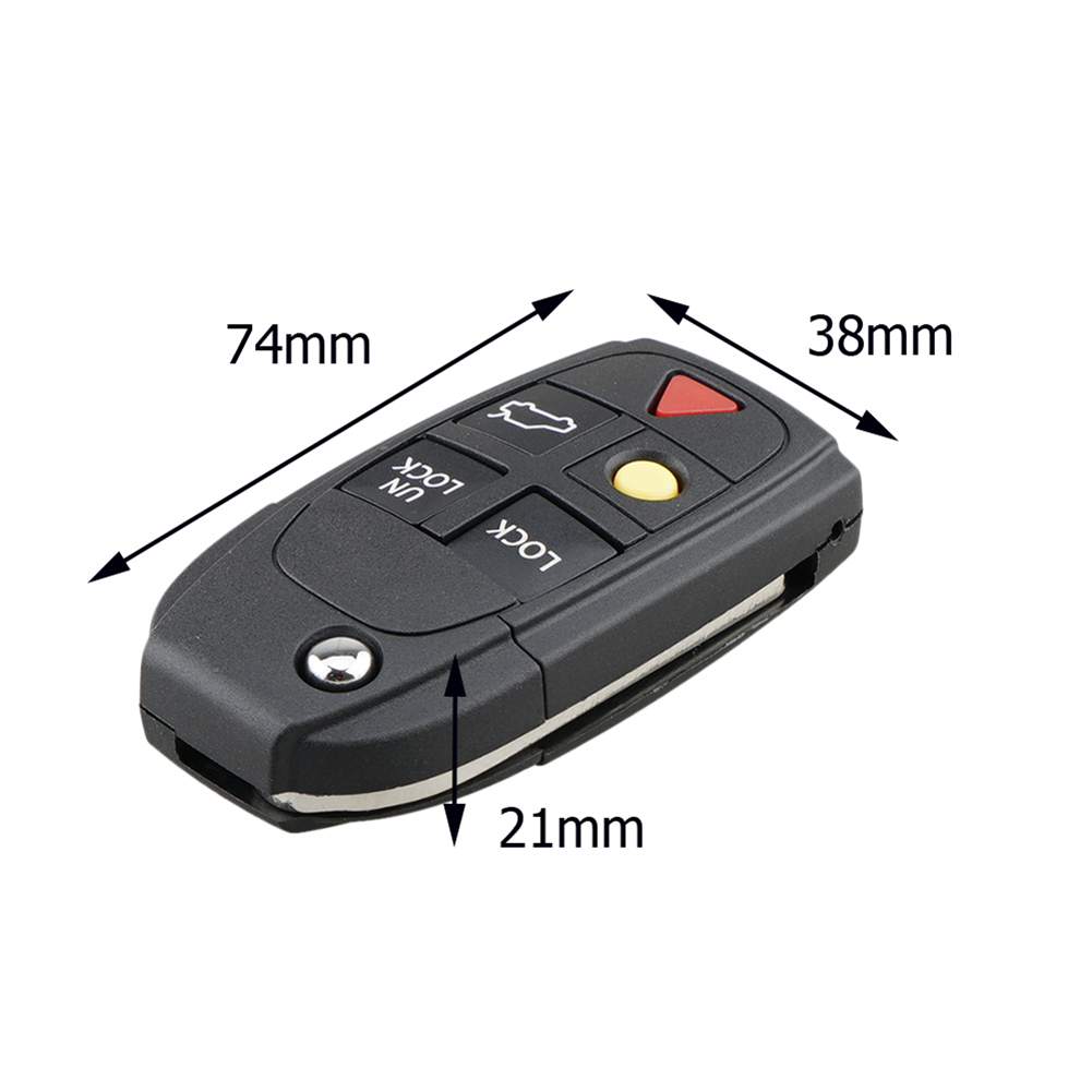 thumbnail image 2 of Funda para mando a distancia de coche, carcasa para llave, para S60, S80, V70, XC70, XC90, 2 of 8