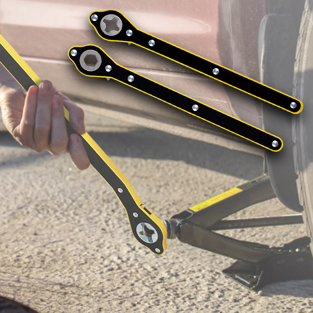 Llave de gato de automóvil 360 ° RECULACIÓN DE METAL DE METAL ROTA PARA CAR SUV SEDAN VAN