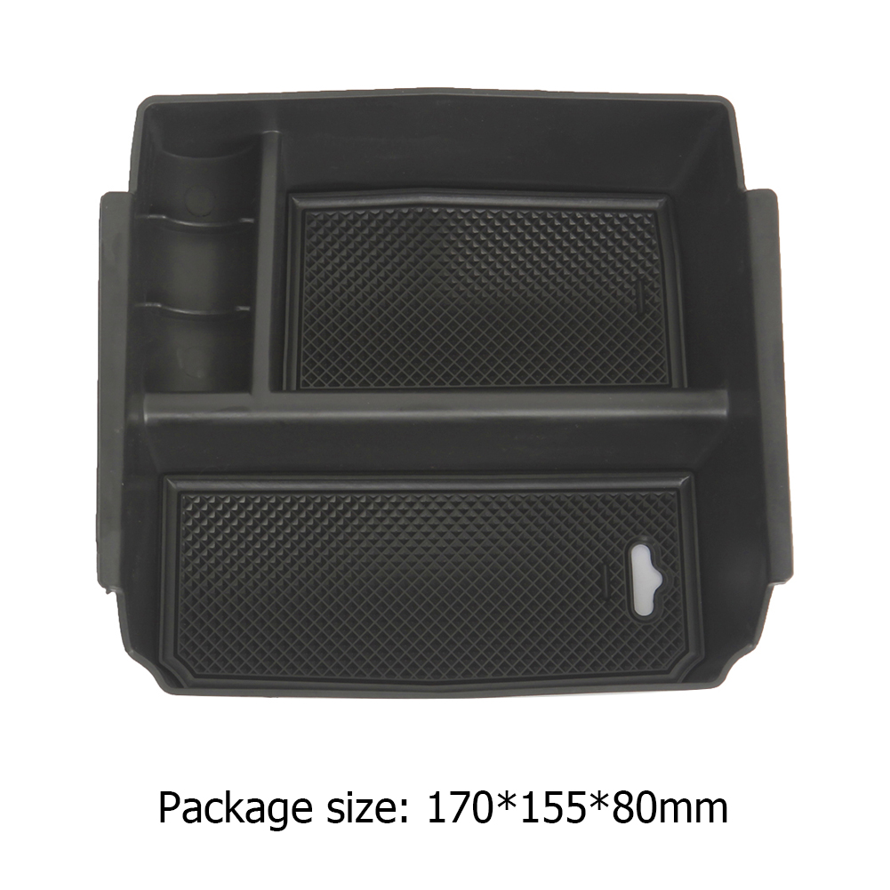 thumbnail image 2 of Center Console Organizadores Bandeja Vehículos Accesorios de automóviles Centro de automóviles Bandeja de caja de almacenamiento de la consola de la consola para Wrangler JK 2011-2017, 2 of 8