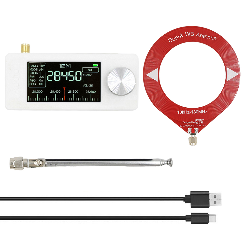 thumbnail image 3 of Antena de radio portátil SI4732 0.5-108MHz LSB USB AM FM White 2pcs, 3 of 9