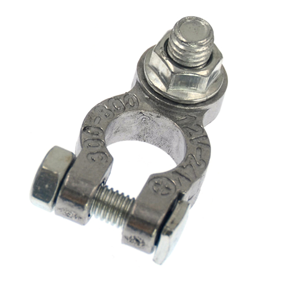 thumbnail image 4 of 1 par de la batería del automóvil Terminal Clamp clip chapado en la tinte Capacitación conductable Capacitación Auto Autominal terminales de la batería Terminal Clips Tornillo, 4 of 7