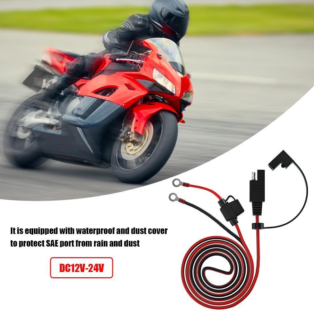 Equipo de motocicleta CS-1423A1 Conector SAE Terminal de Terminal con fusibles Cable de desconexión rápida para moto para moto