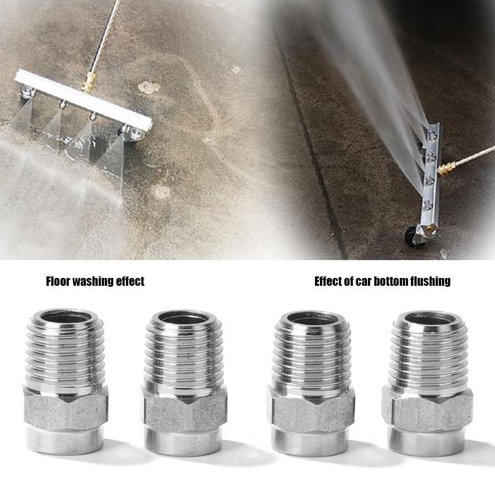 4pcs de reemplazo de boquilla de hilo Tipo 40 grados para la lavadora de presión limpia a presión Los kits de herramientas de lavado de automóviles