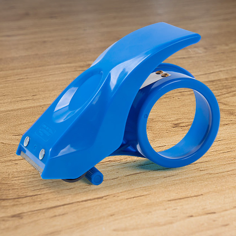 Capacitán de sellado de plástico Tape del dispensador Dispensador de cinta adhesiva (azul)