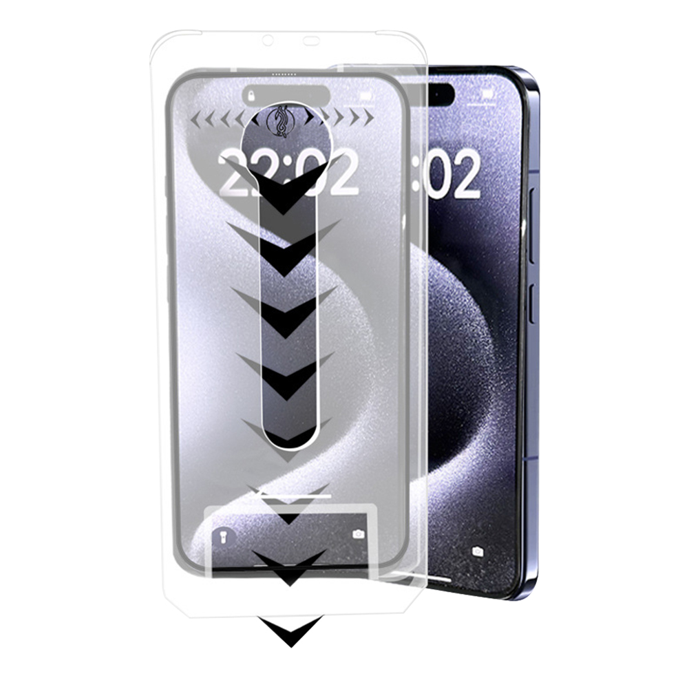 thumbnail image 3 of Film Anti Peeping Tempered Free Screen Protector para iPhone 16 Pro Max, 3 of 9