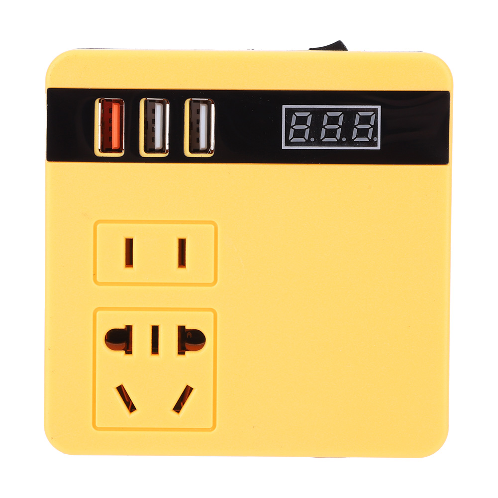 thumbnail image 2 of Inverter de batería de litio de 120W DC 18-21V a AC 220V Power Inverter para DeWalt, 2 of 9