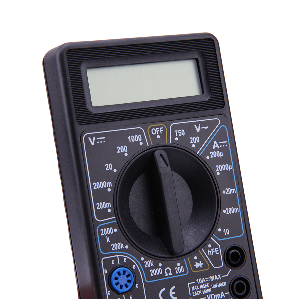 thumbnail image 2 of Multímetro digital DT830B LCD Tester Medidor Voltímetro Amperímetro Ohm Negro, 2 of 9