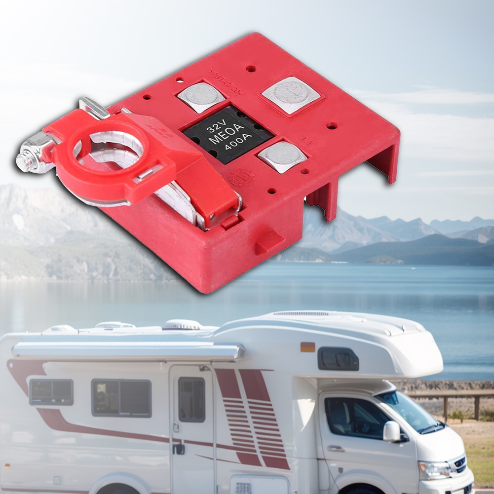 32V 400A Terminal de distribución de la batería del automóvil Subgadora de liberación rápida Adaptador de conector de fusible de fusible para caravanas Camina para caravana