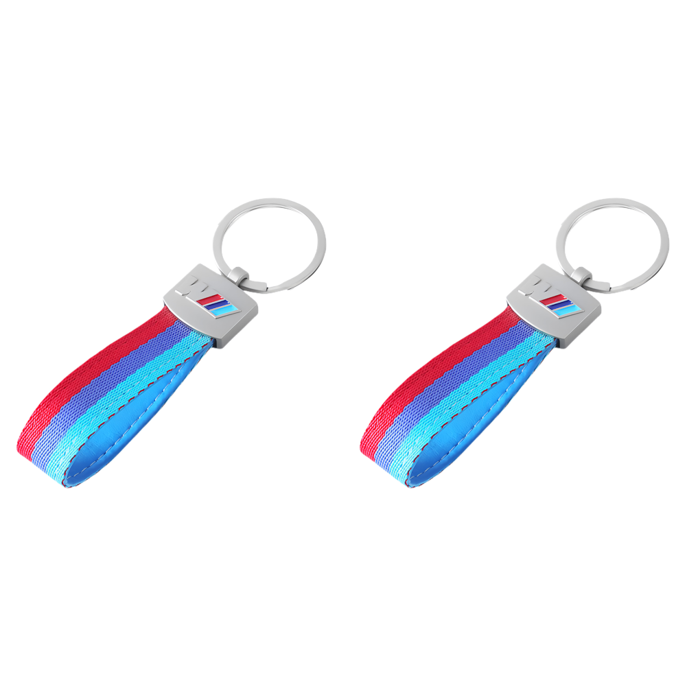 thumbnail image 1 of Llavero Llavero Deportivo de Metal Llavero Trenzado de Nylon de Lujo en 3 Colores para BMW M, 1 of 4