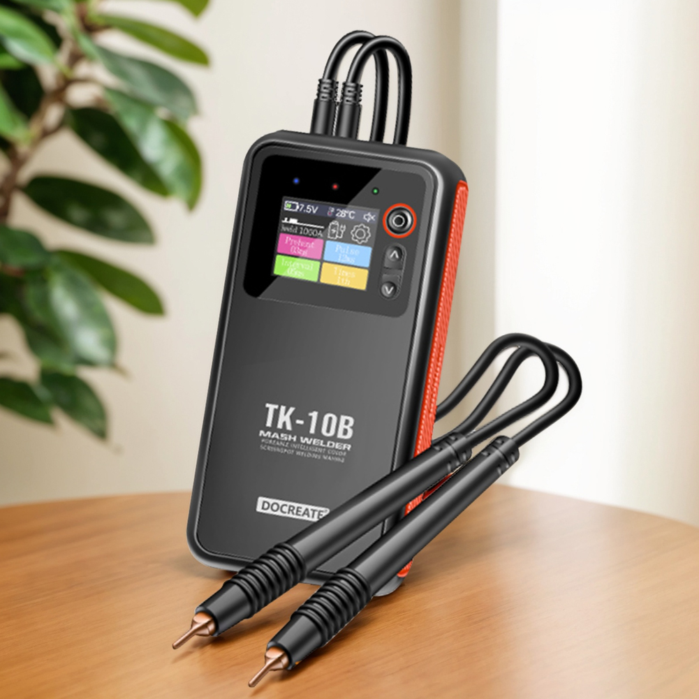 Pantalla digital de soldadura de manchas pequeñas ajustables para soldadura por batería de 18650