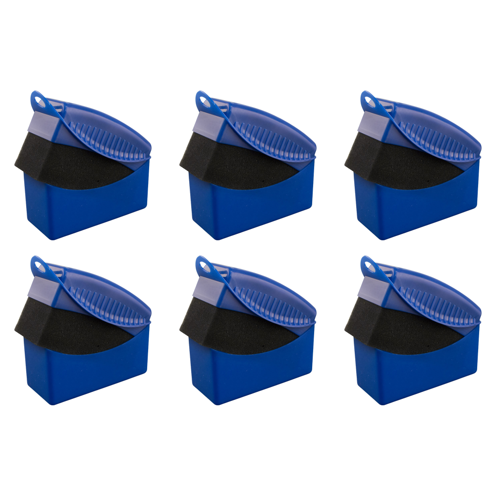thumbnail image 1 of Neumáticos para automóviles Pulido de depósito de limpieza de la limpieza Aycinito Aplicador de la almohadilla Azul 2 PCS, 1 of 8