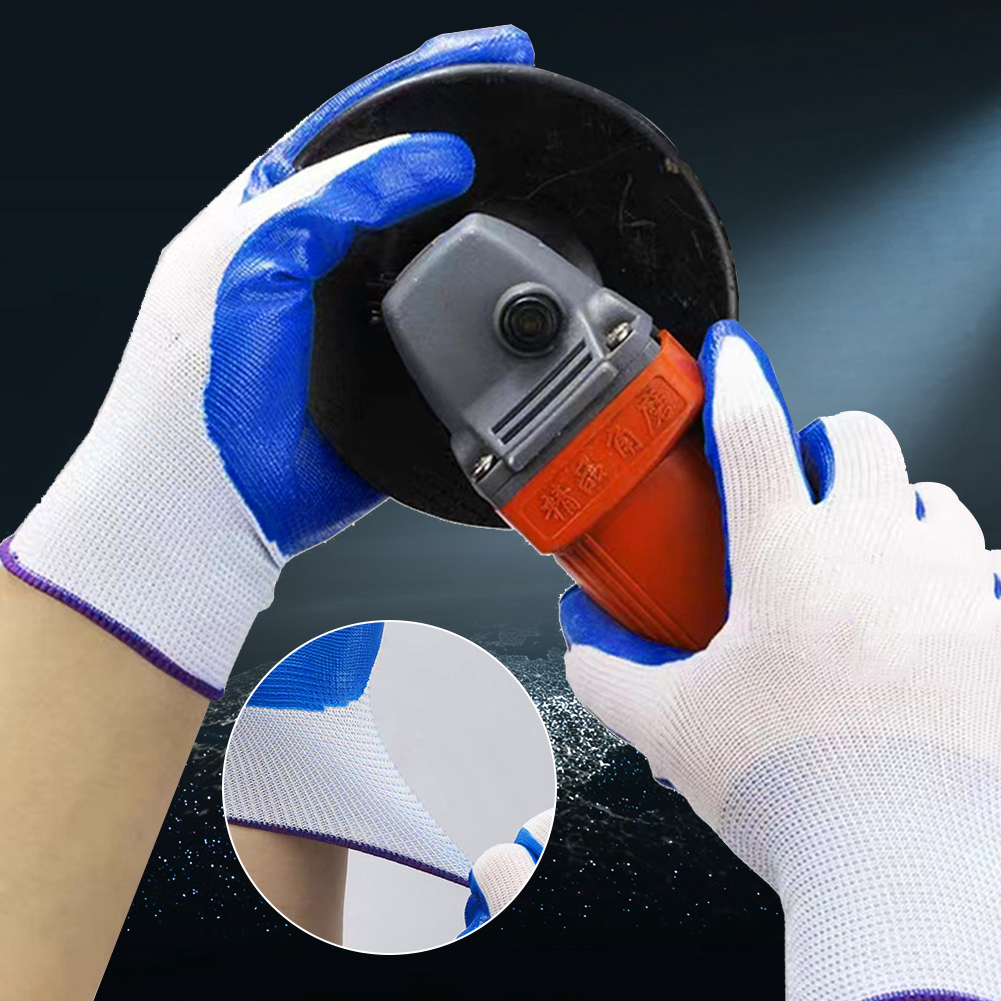 thumbnail image 4 of Guantes de trabajo Mitten transpirable que funciona con guantes de nitrilo resistentes a la desgaste sin deslizamiento, 4 of 9