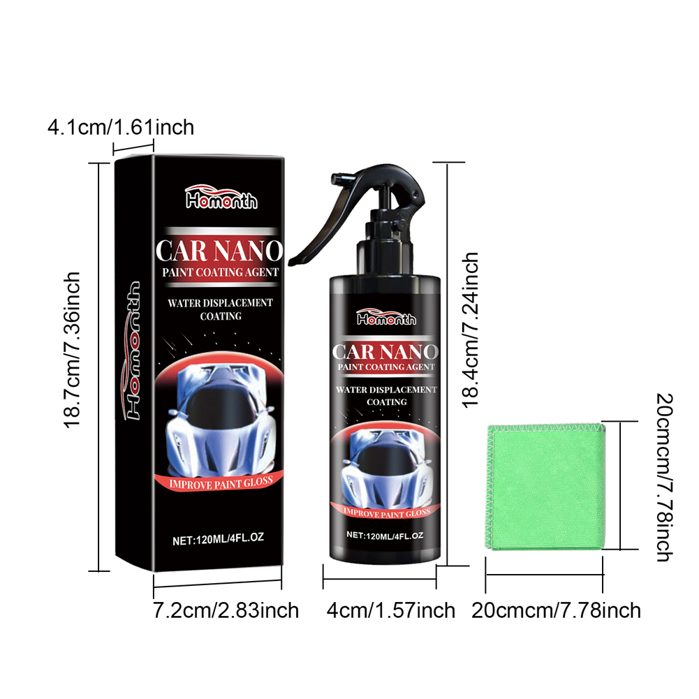 thumbnail image 2 of 120ml coche Nano recubrimiento líquido coche polaco Nano recubrimientos coche Nano reparación Spray, 2 of 7