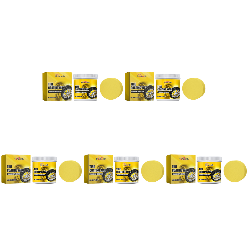 thumbnail image 1 of Pasta limpiadora de ruedas para coche, pasta de pulido para neumáticos de motocicleta y coche, 100g, 1 of 5