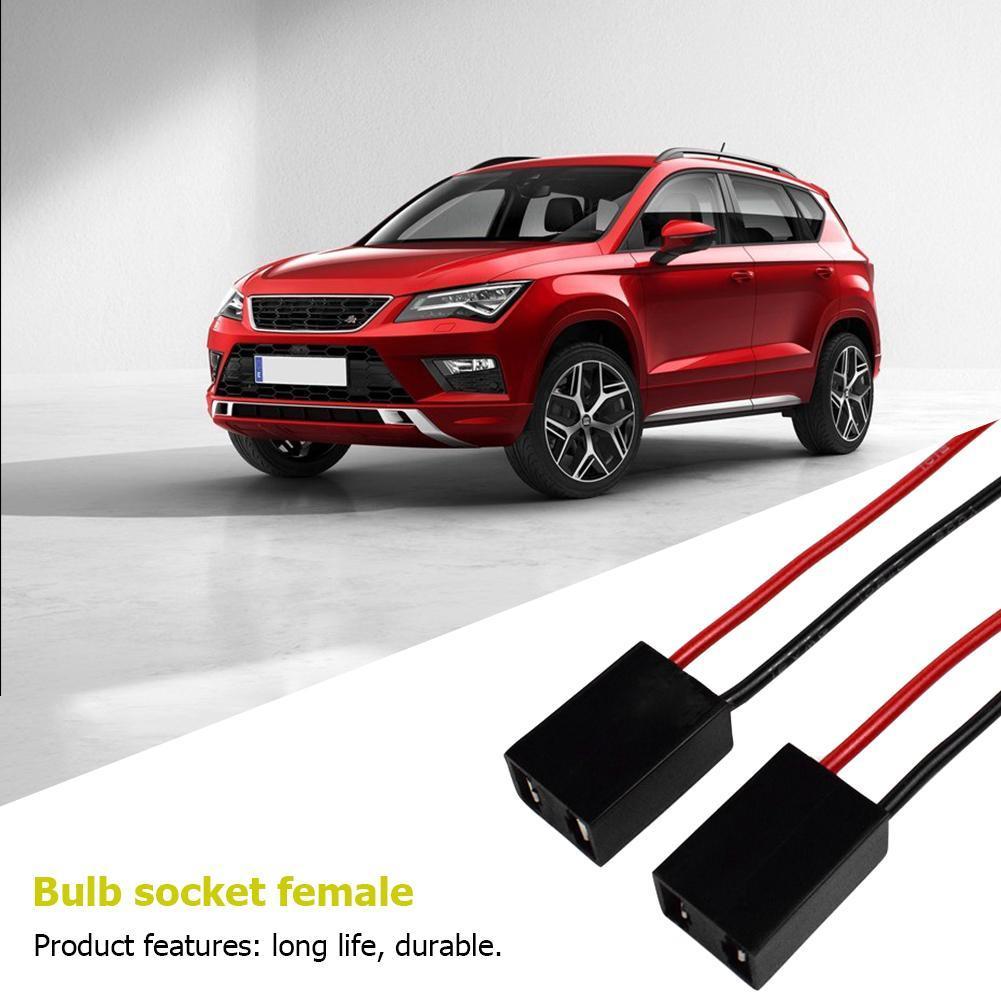 1 par de bulbo de bulbo CAR Lámpara de neumático con la lámpara de niebla del conector