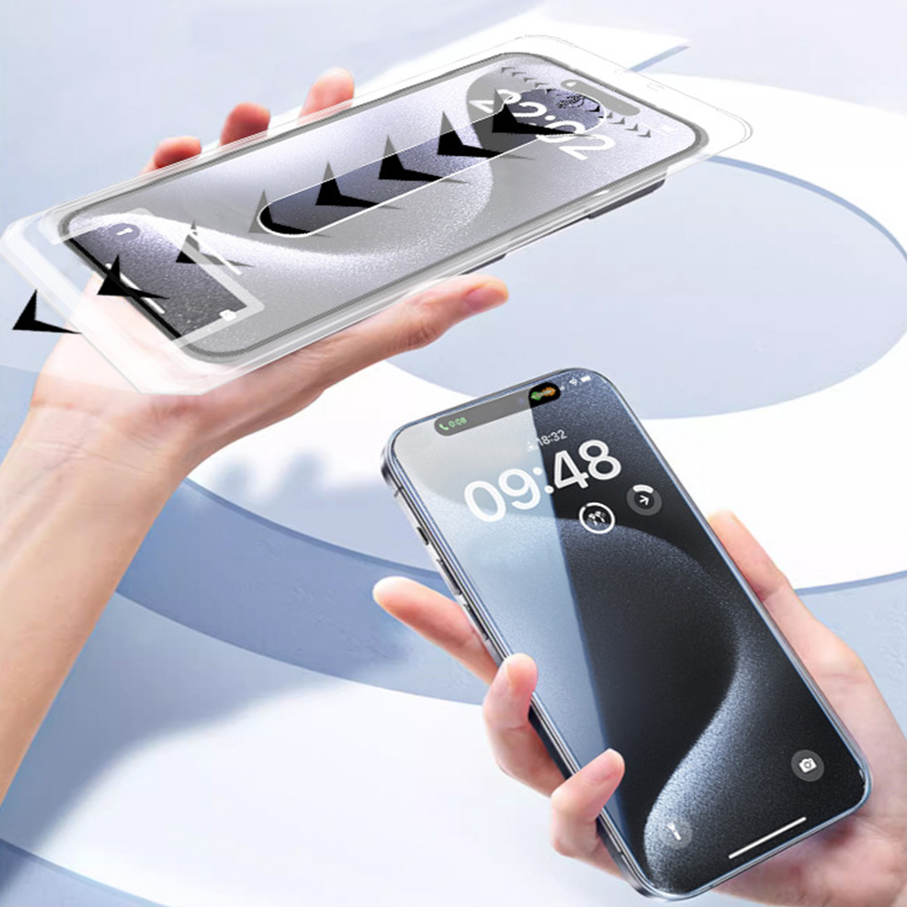 thumbnail image 4 of Film Anti Peeping Tempered Free Screen Protector para iPhone 16 Pro Max, 4 of 9