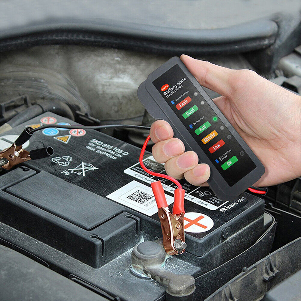 thumbnail image 1 of Batería 12V Auto Tester 6 Monitor de automóvil LED para automóvil para vehículo automotriz, 1 of 7